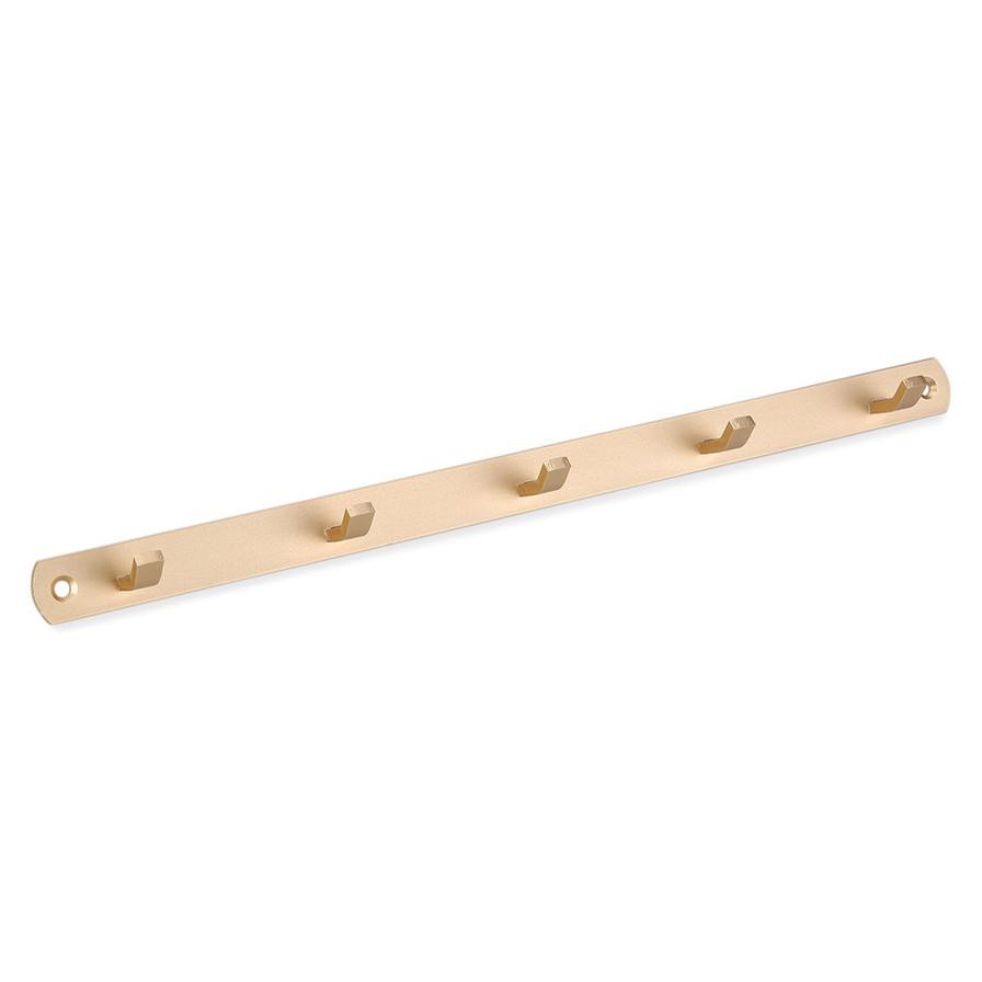 Hettich 5-Hook Coat Rack (Gold)