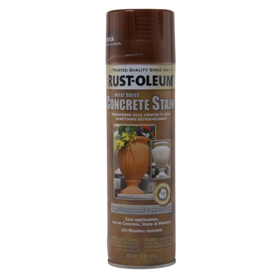 Rustoleum Concrete Stain Spray (444 ml, Burnt Brick)