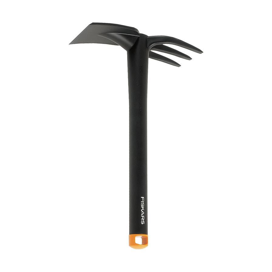 Fiskars Solid Planter's Hoe & Spade (Black/Orange)