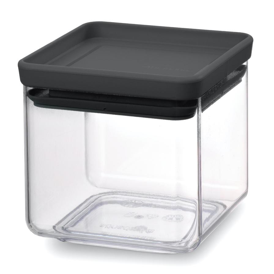 Brabantia Tasty+ Square Storage Canister W/Lid (700 ml)