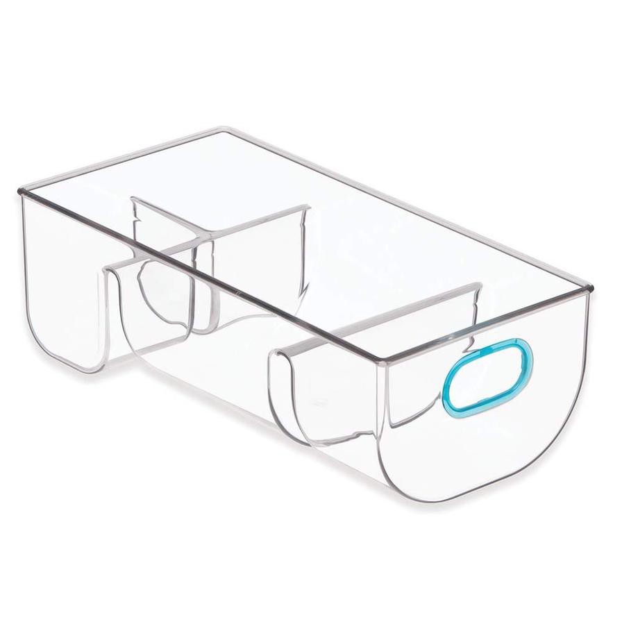 InterDesign Kids Utensils Organizer (28 x 14 x 8.9 cm, Clear)