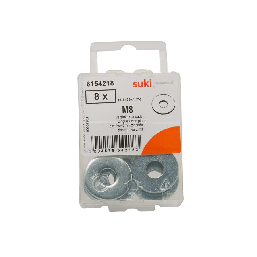 Suki 6154218 M8 Washer (8.4 x 25 x 1.25 mm)