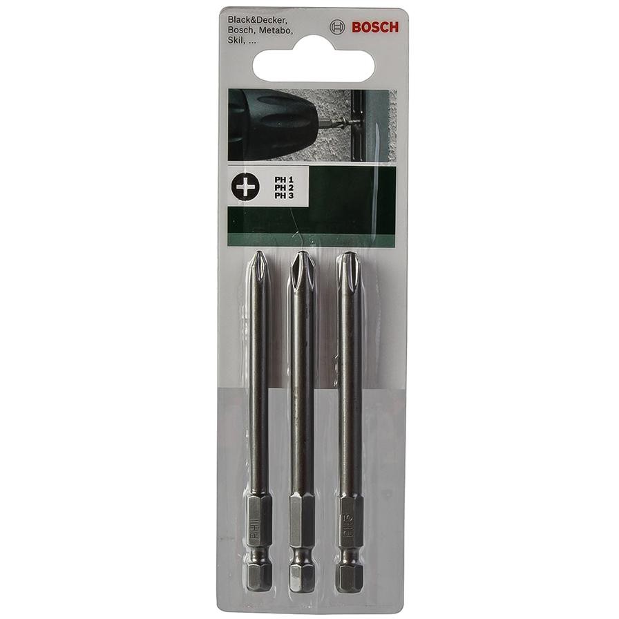 Bosch Philips Screwdriver Bit Set (0.9 cm, Set of 3)