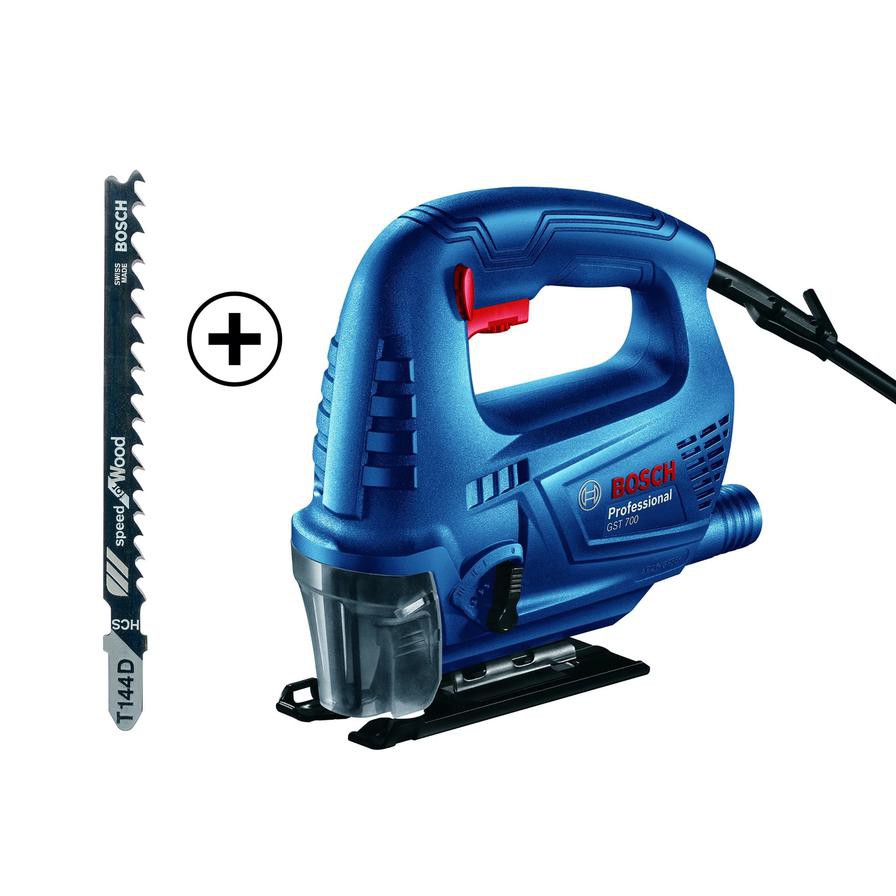 Bosch Professional Corded Jigsaw, GST 700 + Blade