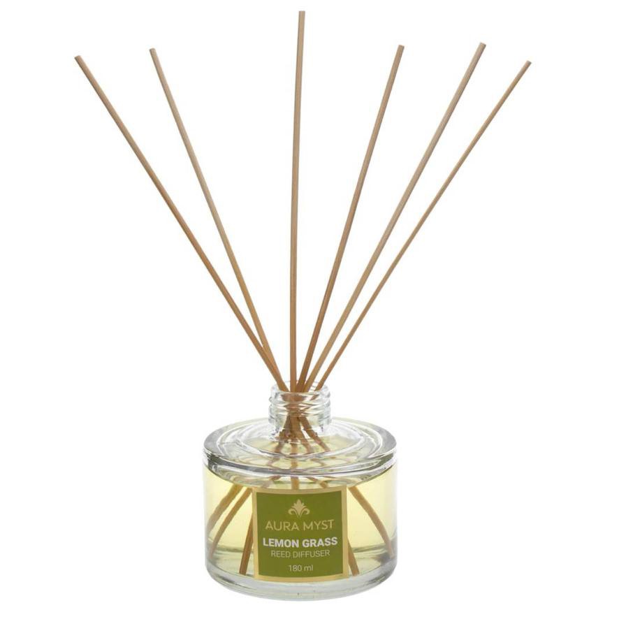 Aura Myst Reed Diffuser (180 ml, Lemongrass)