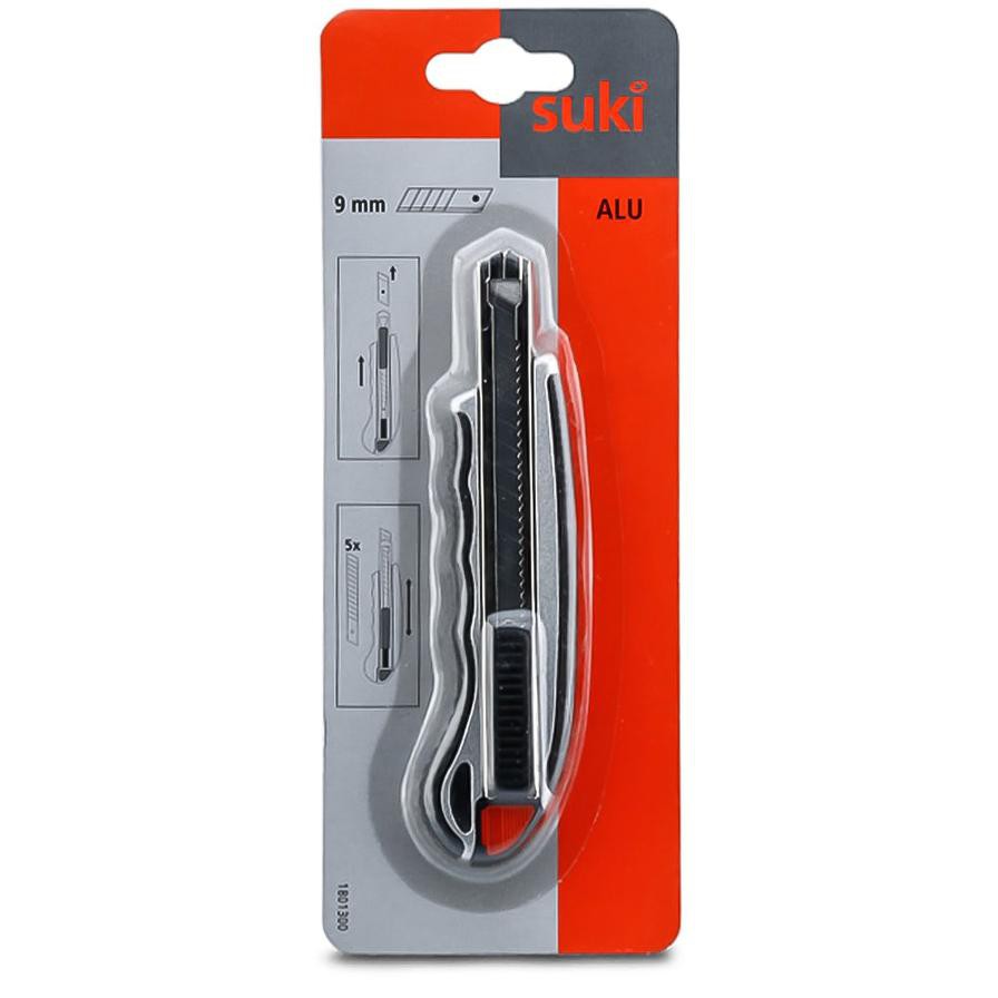 Suki Aluminum Alloy Cutter with Extra Blades (9 mm)