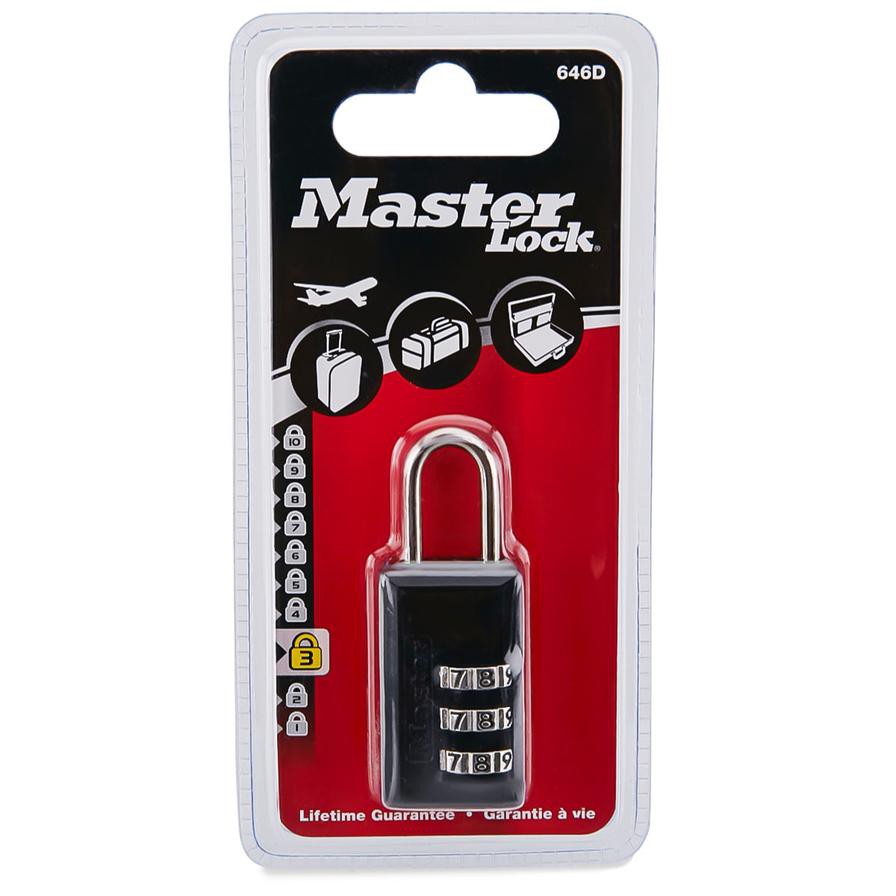 Master Lock Zinc Set-Your-Own Combination Padlock (20 mm, Silver)