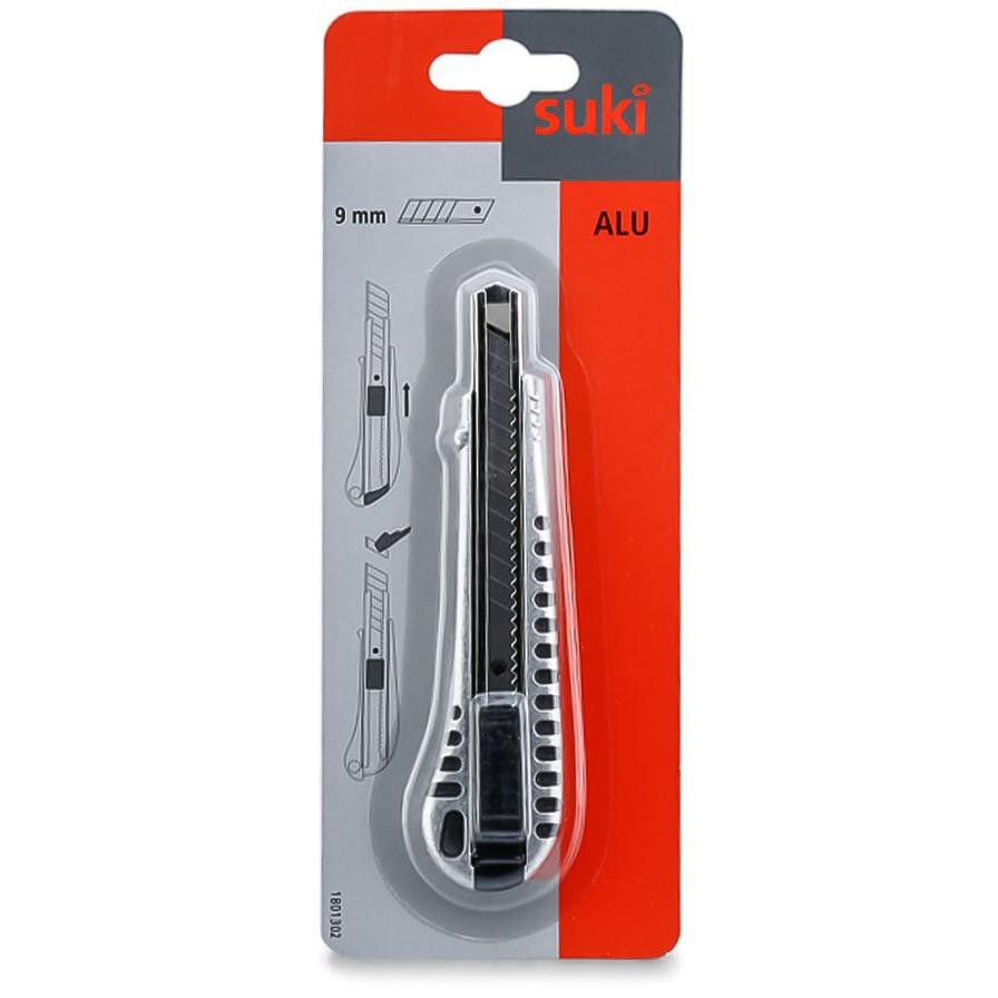 Suki Aluminum Alloy Cutter with Grip (9 mm)