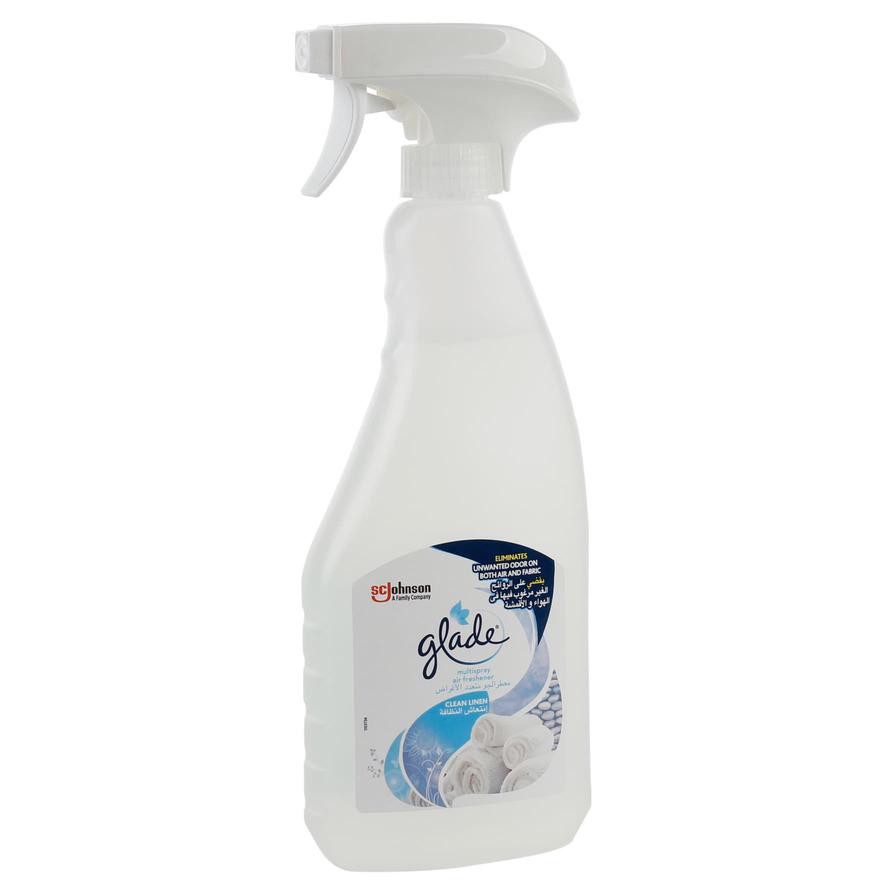 Glade Multispray Air Freshener Spray, Clean Linen (500 ml)