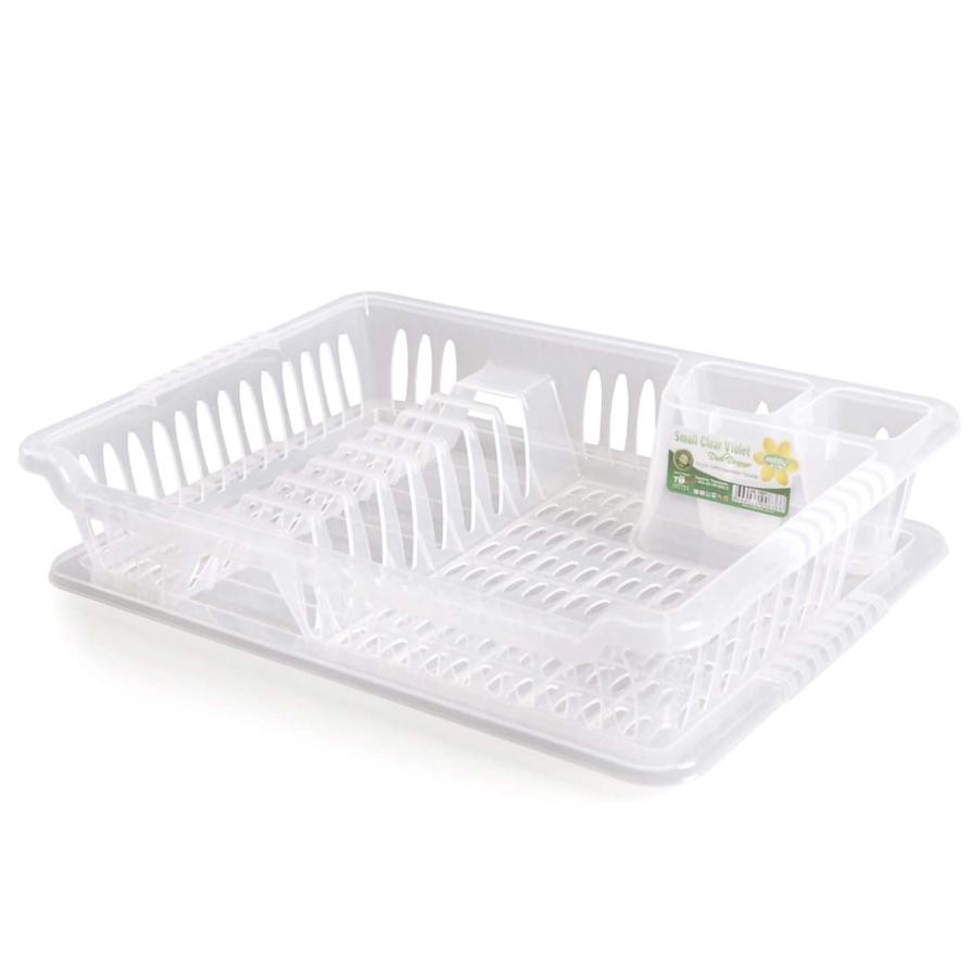 Hobby Life Transparent Dish Drainer, Small (40 x 28 x 7.2 cm)