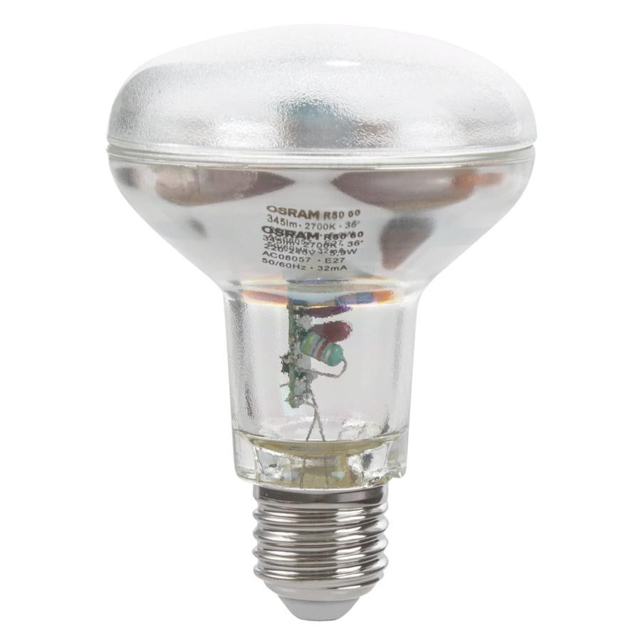 Osram E27 Parathom Dim R 80 LED Lamp (5.9 W, Warm White)