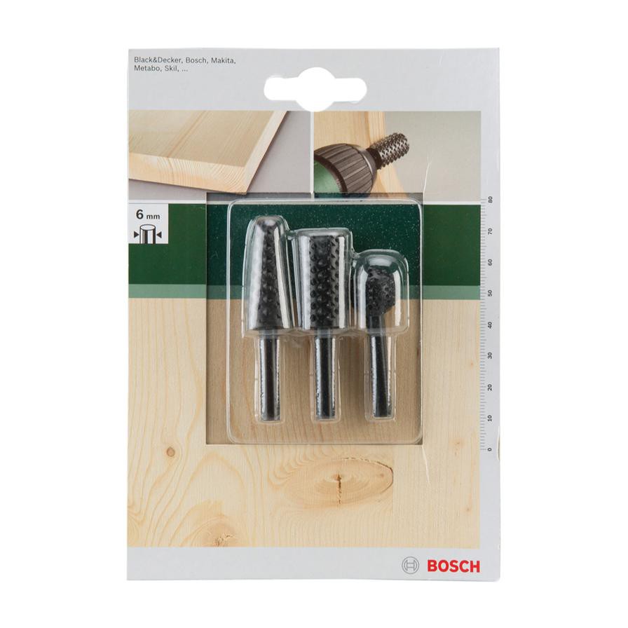 Bosch Wood Rasp Set (Set of 3)