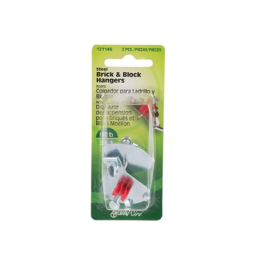 Hillman Brick and Block Hanger (Pack of 2)