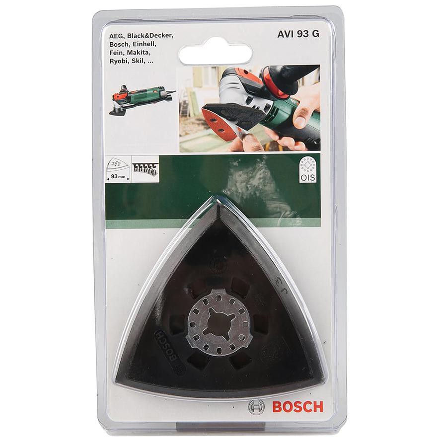 Bosch AVI Delta Sanding Plate (93 mm, Black)