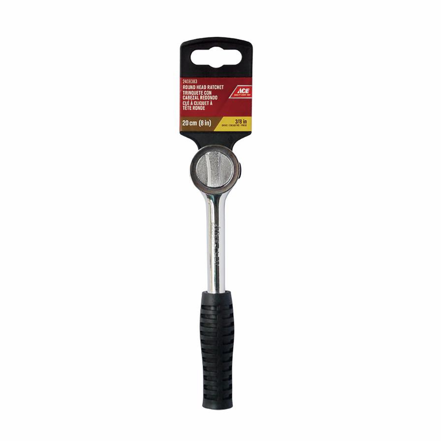 Ace Steel Standard Round Head Ratchet (18 x 3.5 x 3.5 cm)