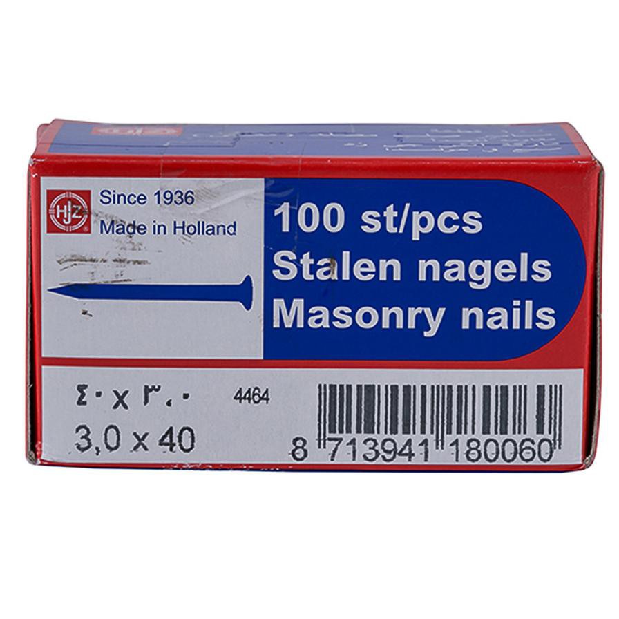 Mkats Steel Nails Holland Quality (3.8 cm, Box of 100)