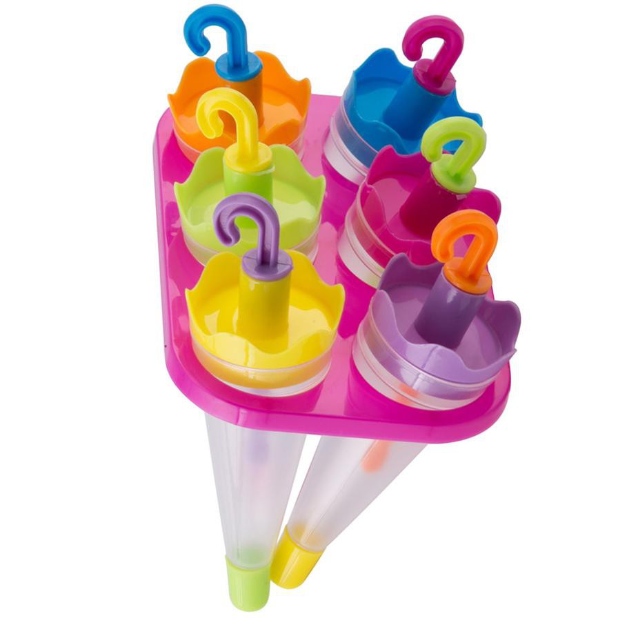 Tala Umbrella Lolly Moulds Set (11 x 23 cm, Pack of 6)