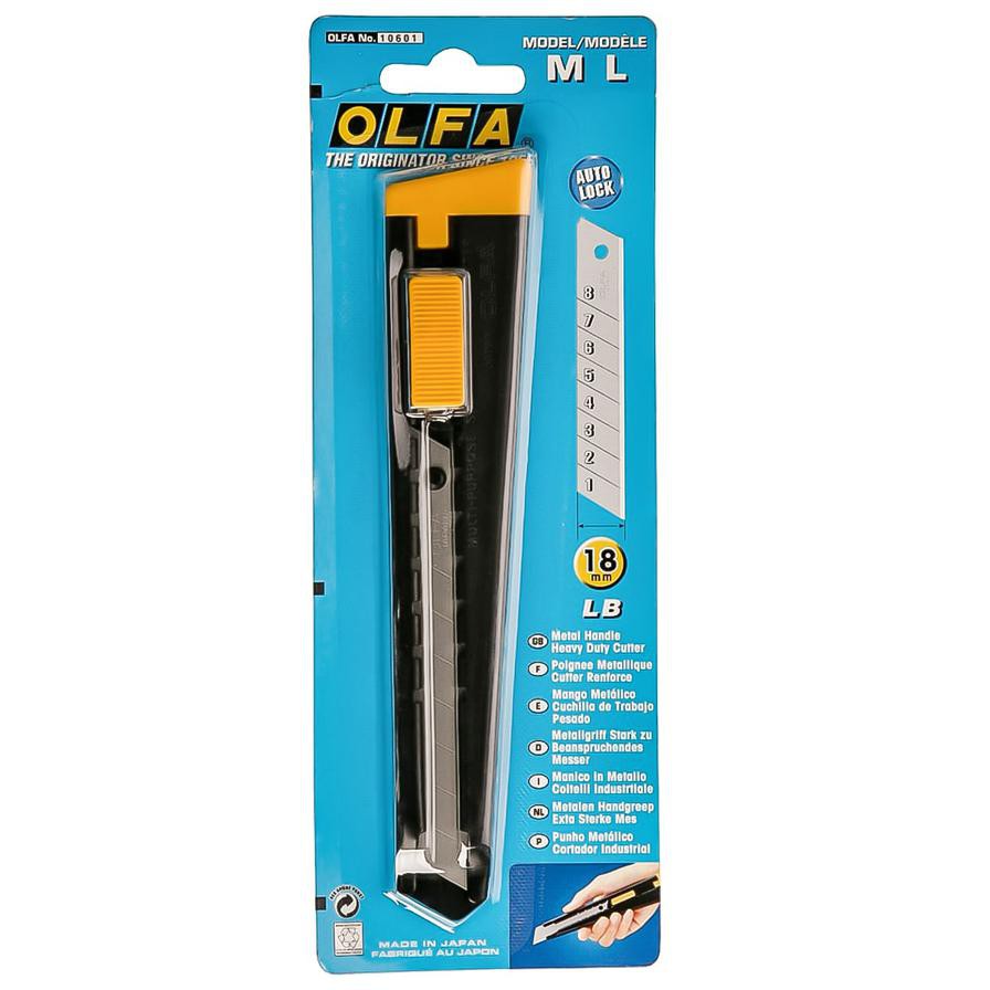 Olfa Rubber Grip Auto-Lock Utility Knife