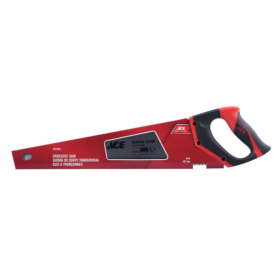 Ace Steel Crosscut Saw W/TPR Grip (45.7 cm)