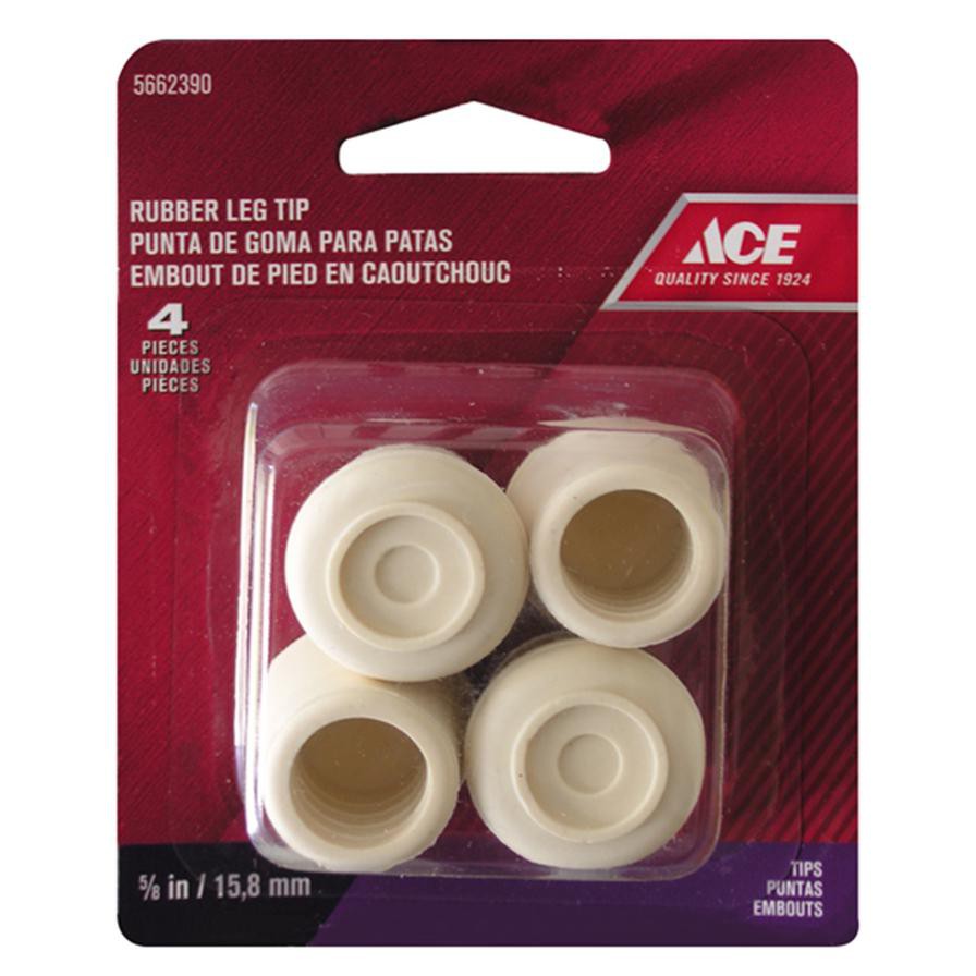 Ace Rubber Leg Tip Pack (1.58 cm, 4 Pc.)