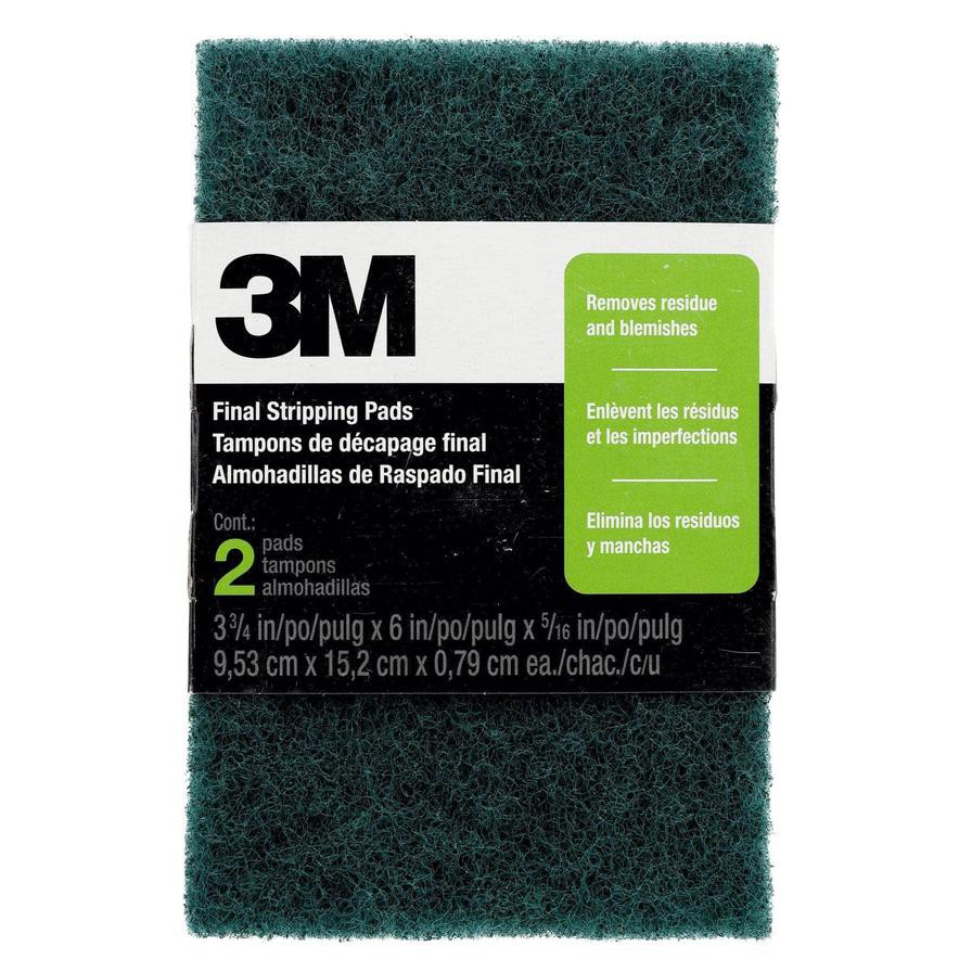 3M Final Stripping Pads (15.2 x 9.84 x 0.79 cm, 2 Pc.)