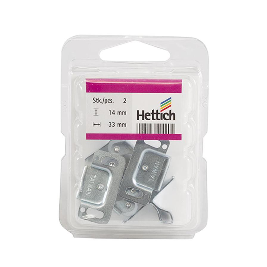 Hettich Bolt Latch (14 x 33 mm, 2 Pieces)