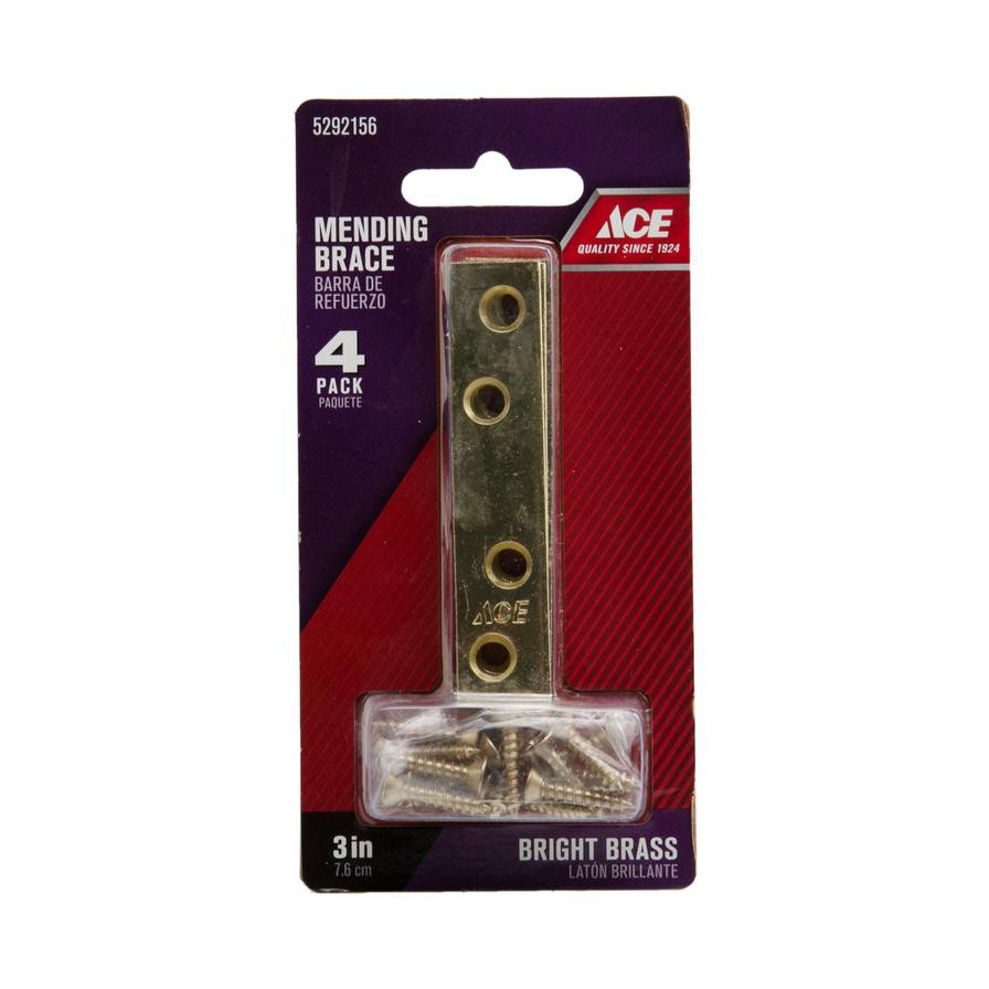 ACE Mending Brace in Bright Brass Finish (7.6 cm)