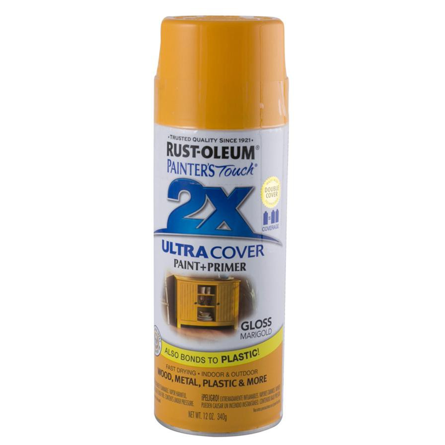 Rustoleum Painter's Touch Ultra Cover 2X Spray Paint (354.9 ml, Gloss Marigold)