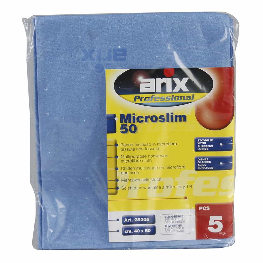 Arix Microslim Microfiber Cleaning Cloth Pack (50 cm, 5 Pc.)