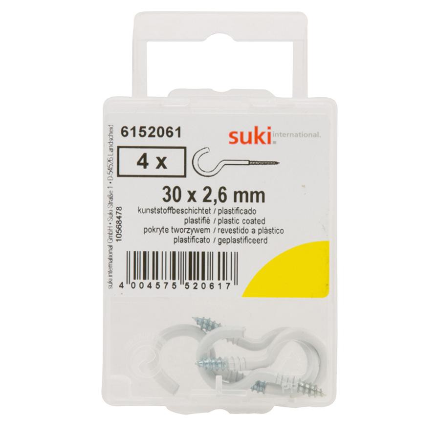 Suki Cup Hooks (30 mm, Pack of 4)
