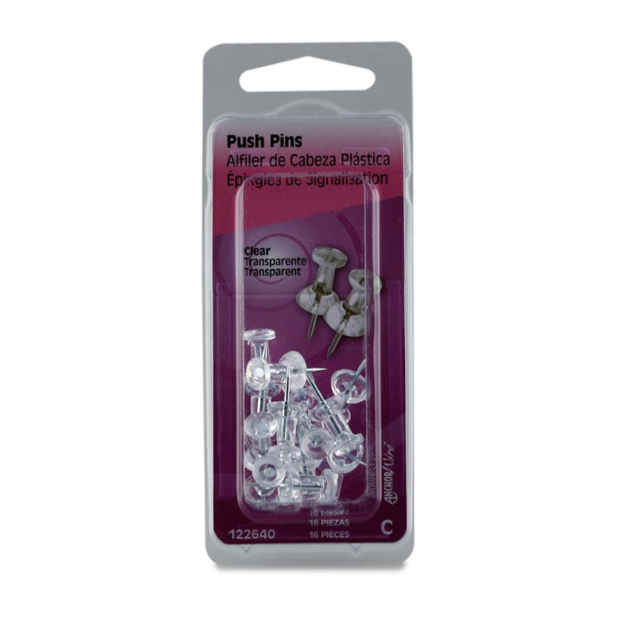 Hillman Push Pins (16 pcs)