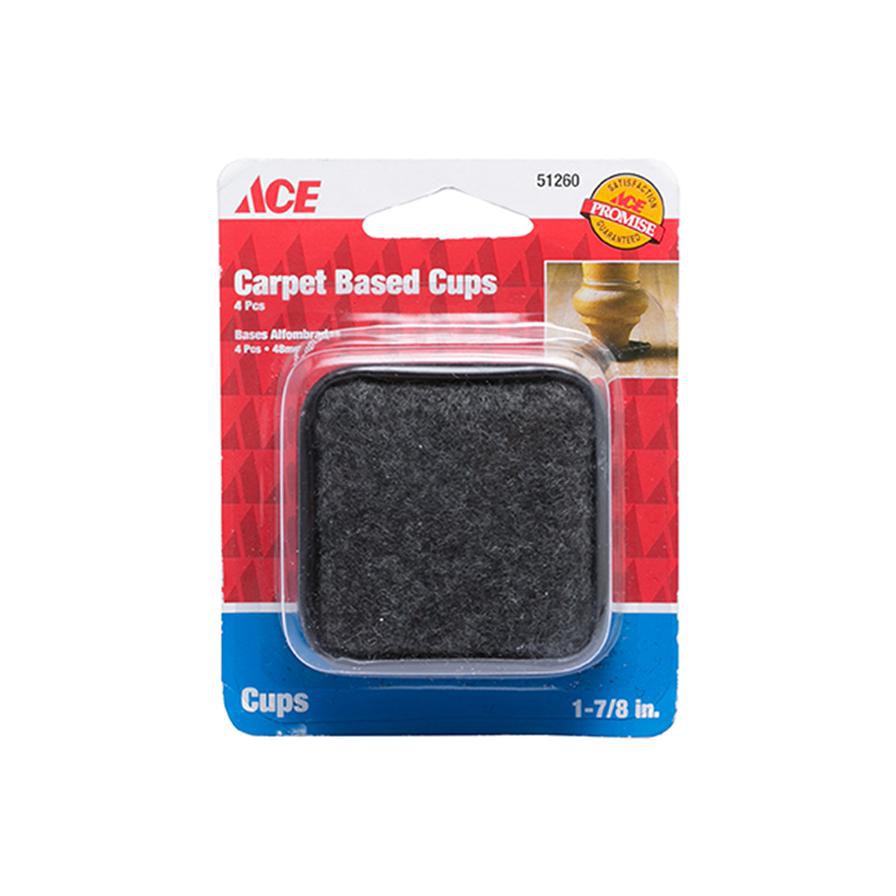 ACE Carpet Base Cups (4.5 cm, Pack of 4)