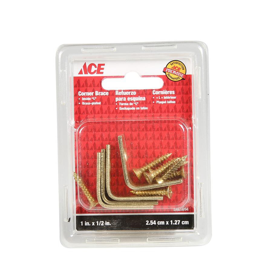 ACE Corner Brace (2.5 cm, Pack of 4)