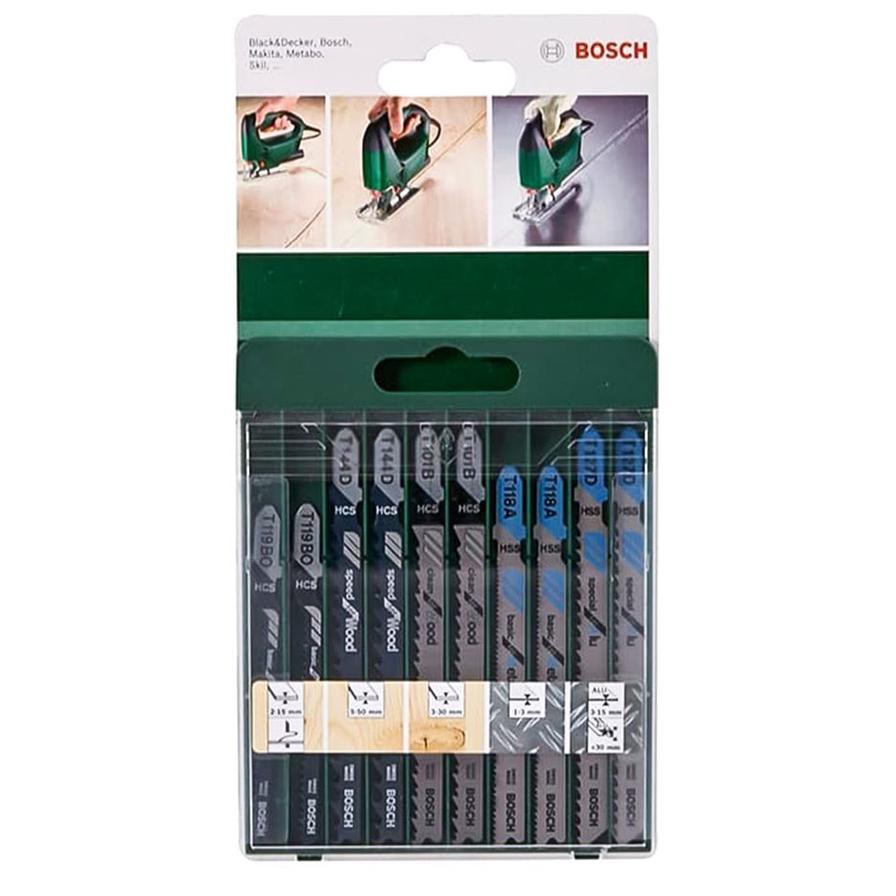 Bosch Jigsaw Blade Set (Set of 10)