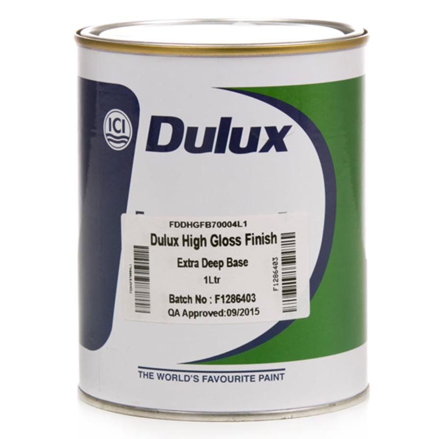 Dulux High Gloss Finish (1 L, Extra Deep Base)