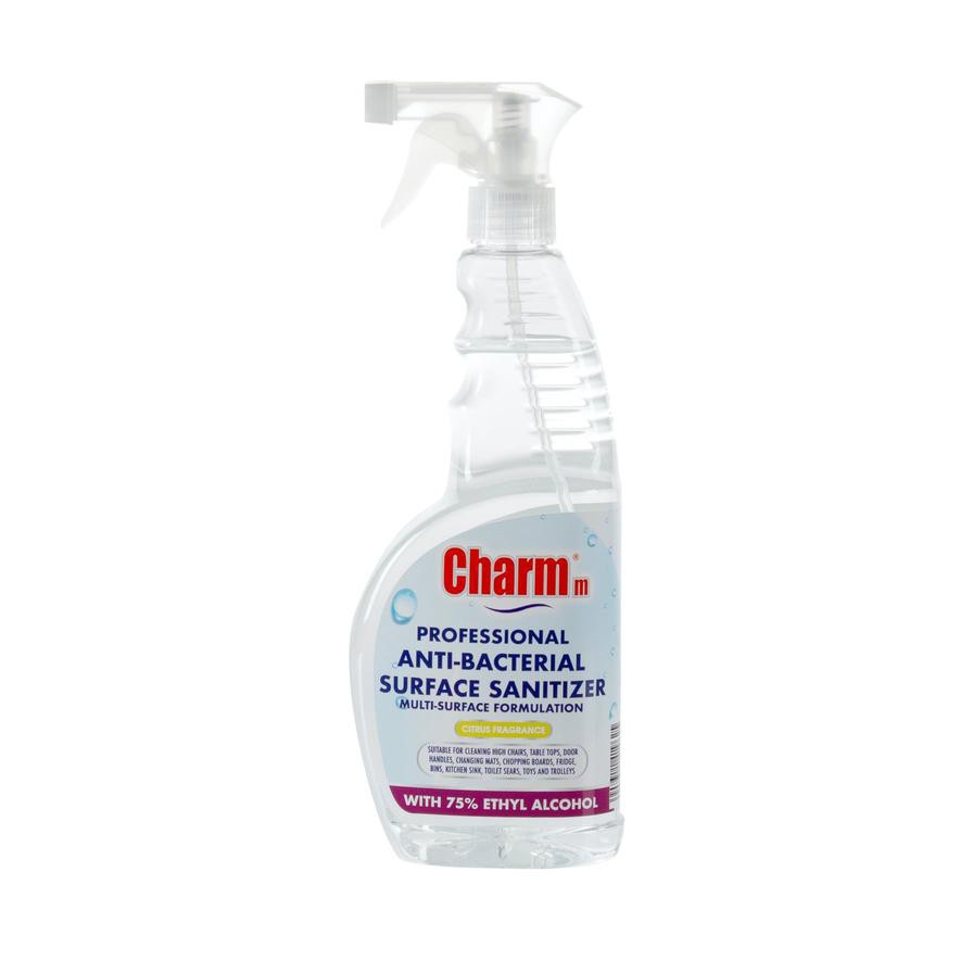 Charmm Professional Anti-Bacterial Surface Sanitizer (650 ml)