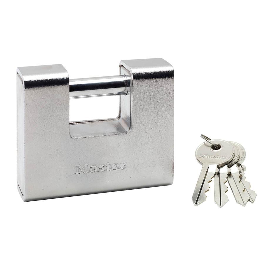 Master Lock Zinc Padlock W/Keys (10.4 x 9 x 2.9 cm)