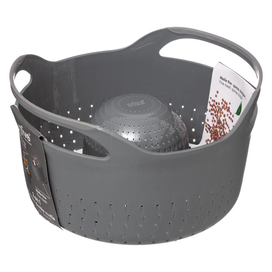 5five Neo Double Mesh Colander (25.5 x 15 cm)