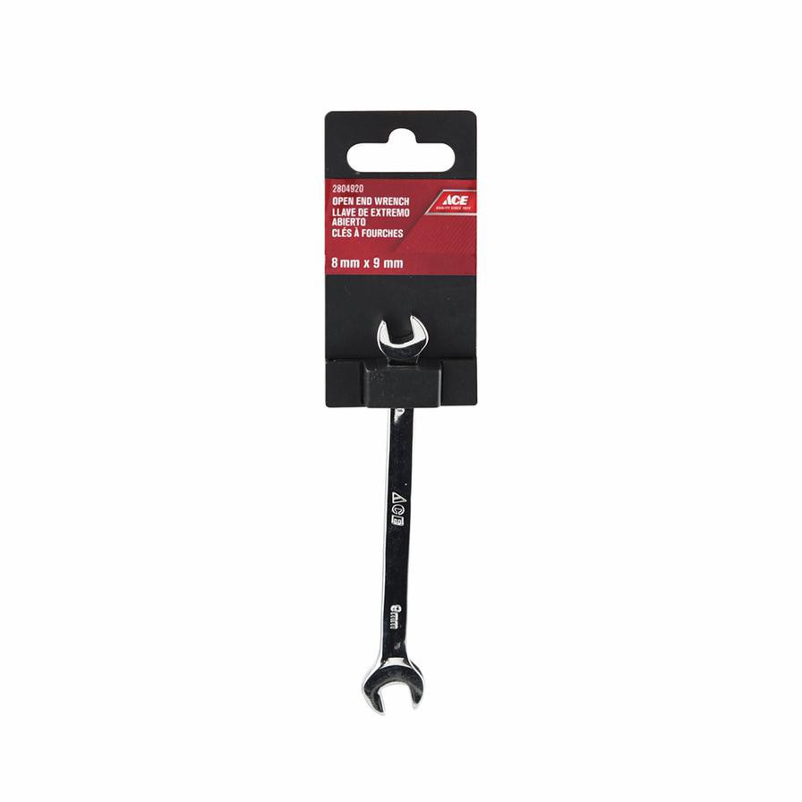 Ace Steel Double Open-End Wrench (8 x 9 mm)