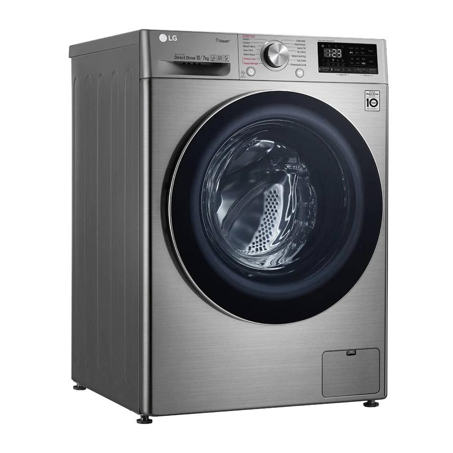 LG Freestanding Front Load Washing Machine, F4V5RGP2T (10 kg Wash, 7 kg Dry, 1400 rpm)