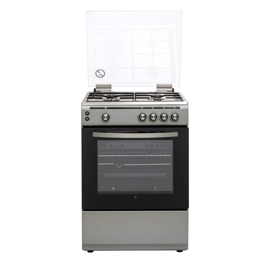 Hoover Freestanding 4-Burner Gas Cooker, FGC6060-S1V (60 x 60 x 85 cm)