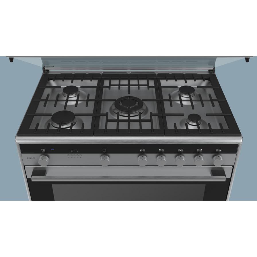 Siemens 5-Burner Gas Combination Cooker, HQ738357M  (84 x 90 x 60 cm)