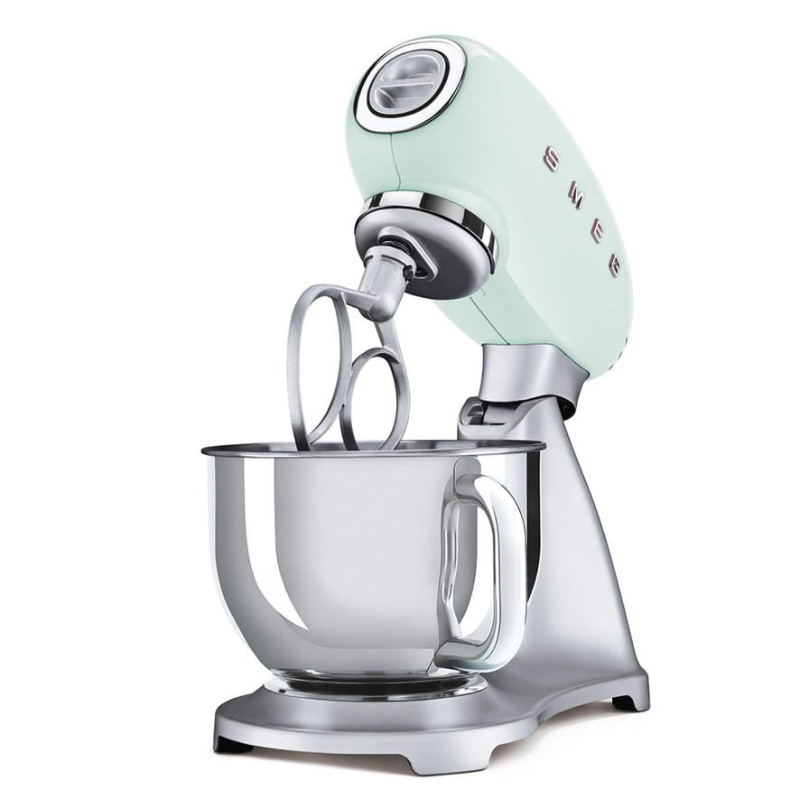 SMEG 50s Retro Style Stand Mixer, SMF02PGUK (800 W)