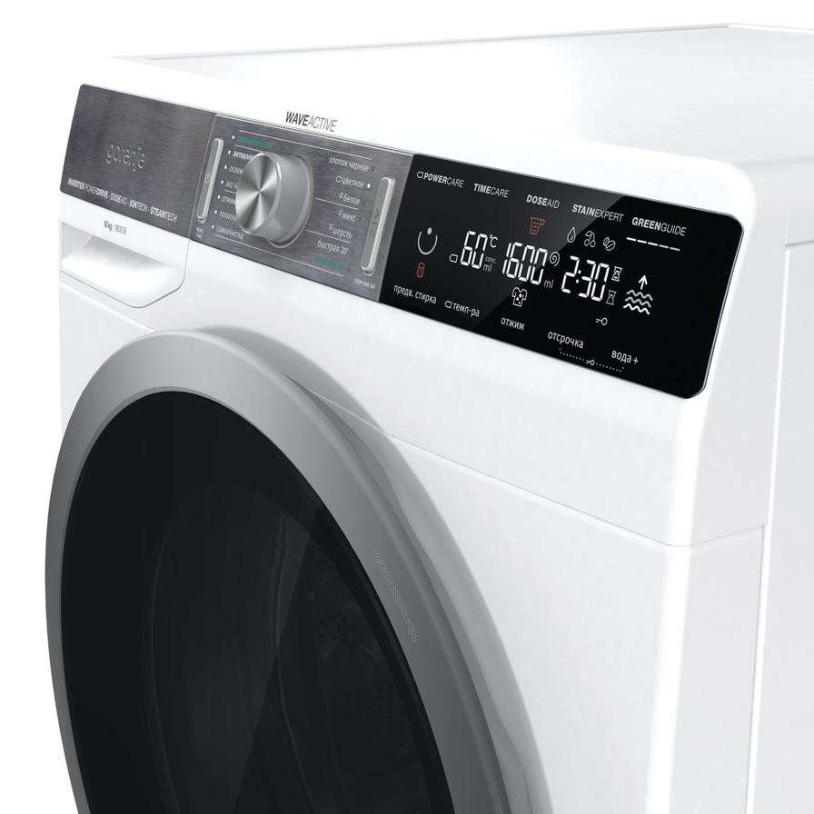 Gorenje 10 Kg Freestanding Front Load Washing Machine, WS168LNST (1600 rpm)