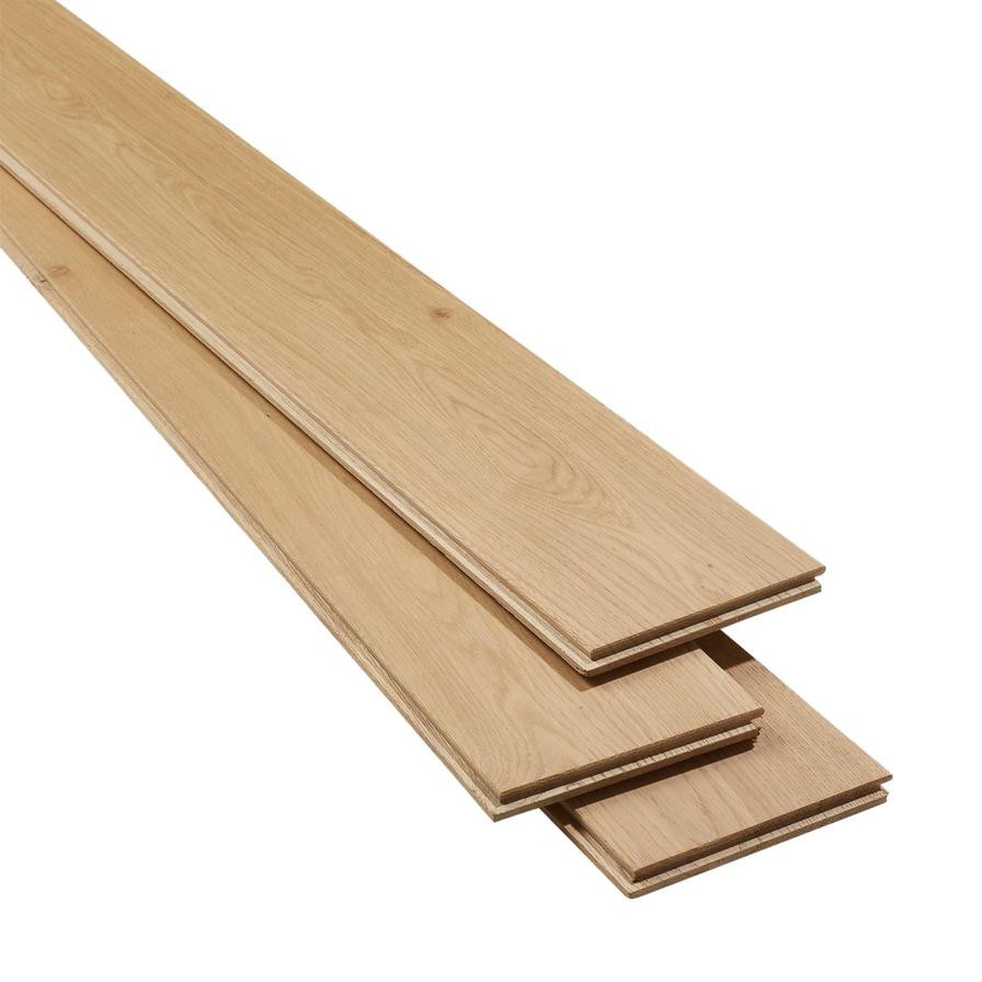 حزمة أرضيات مطفية اللمعة خشب سنديان قاسي جود هوم لوليا (1200 × 150 × 15 ملم، 13 قطعة)