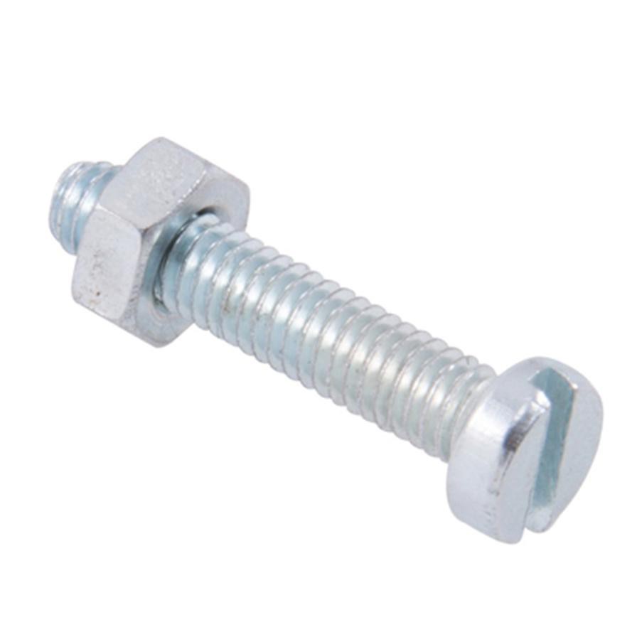 Suki M4 Pan-Head Slotted Machine Screws (20 mm, Pack of 30)