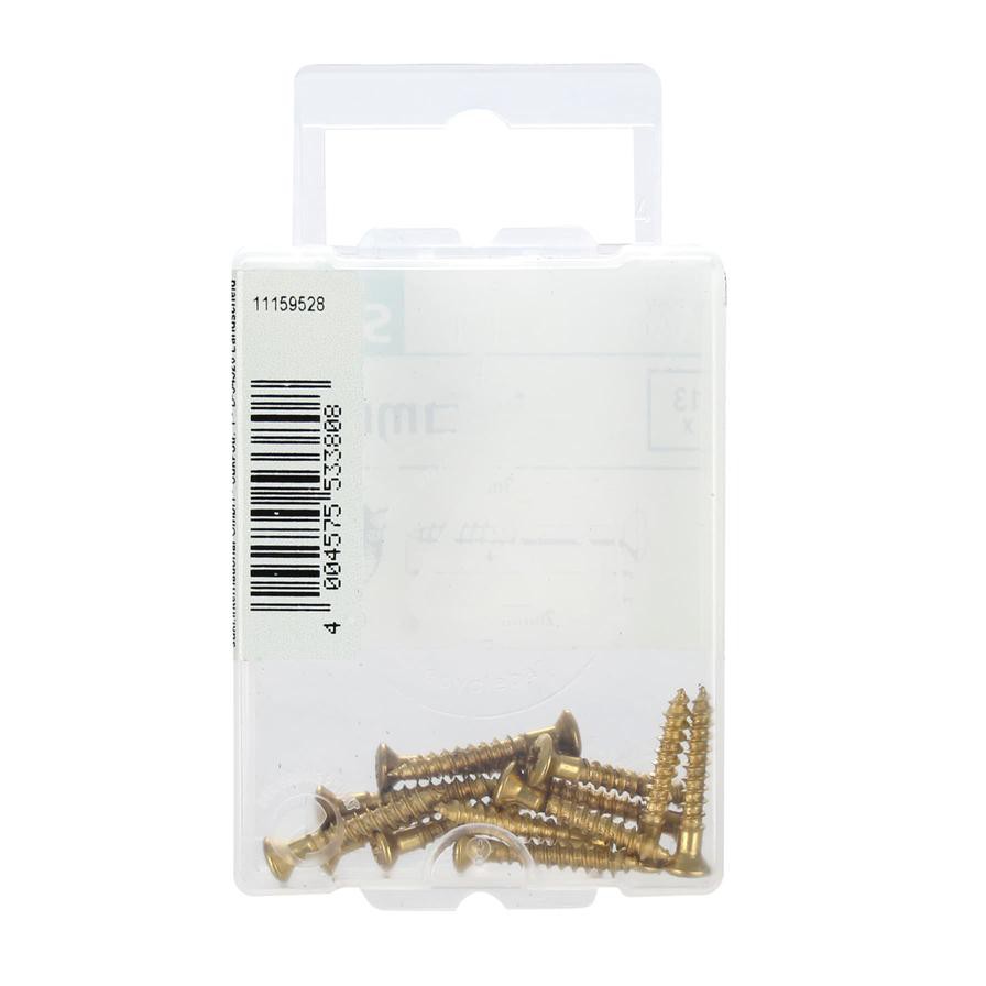 Suki Wood Screws Pack (3 x 20 mm, DIN 7995, 13 Pc.)