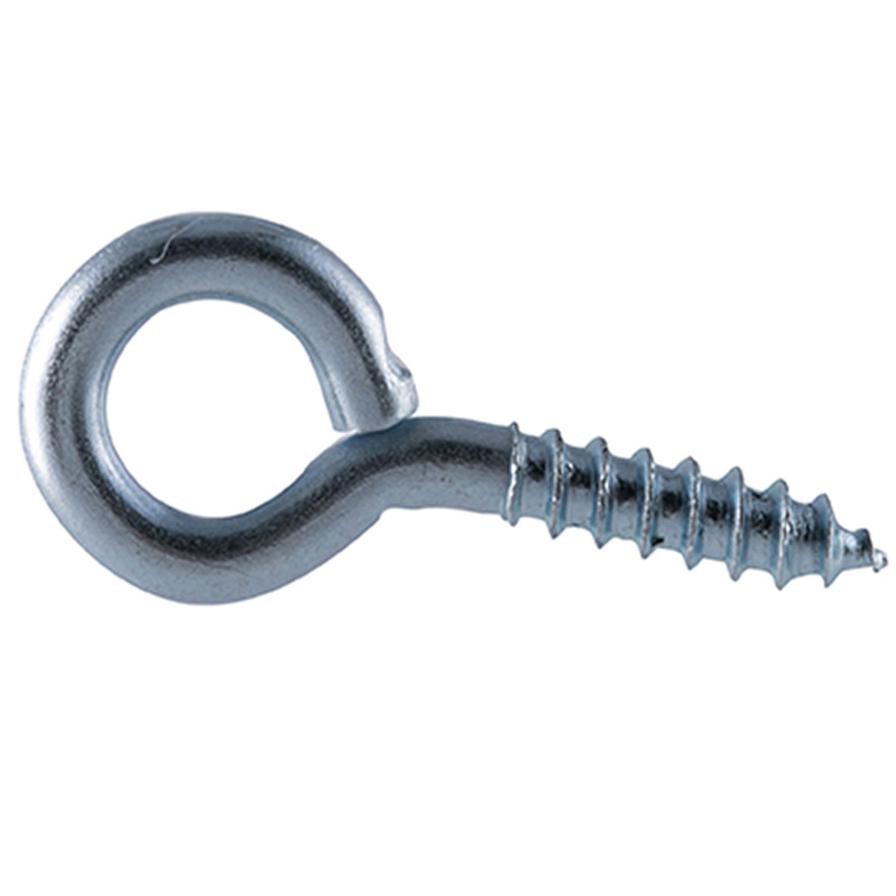 Suki Zinc-Plated Steel Screw Eye (2.8 mm, Pack of 30)