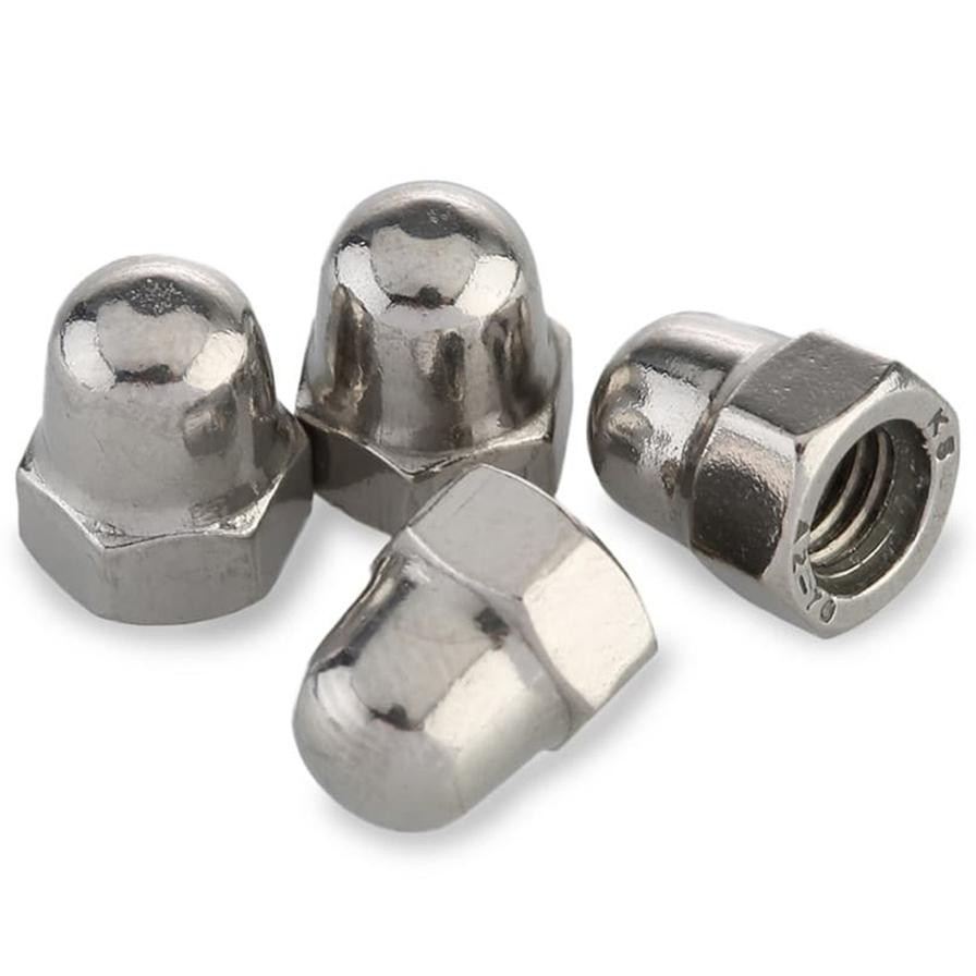 Suki 6164142 M5 Domed Cap Hex Nut (8.79 x 8 x 4.4 x 10.5 mm)