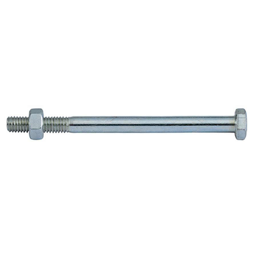 Suki DIN 601 Hex Zinc-Plated Steel Screws (M6 x 80 mm)